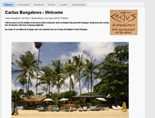 Tablet Screenshot of cactus-bungalow.com